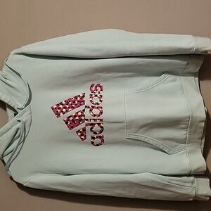 Adidas aqua hoodie, like new!